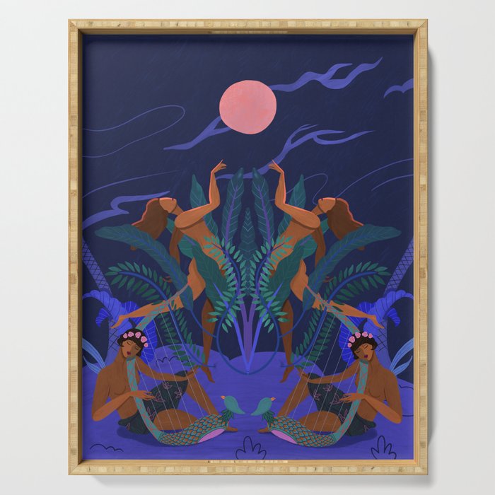 Pink Moon Serving Tray Gallery Image 1