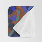 Pink Moon Throw Blanket Gallery Image 3