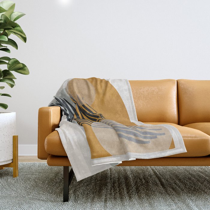 Abstract Shapes 33 Throw Blanket Gallery Image 1