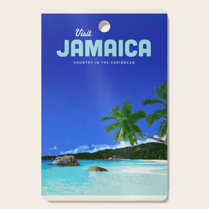 Visit Jamaica Cutting Board Gallery Image 1