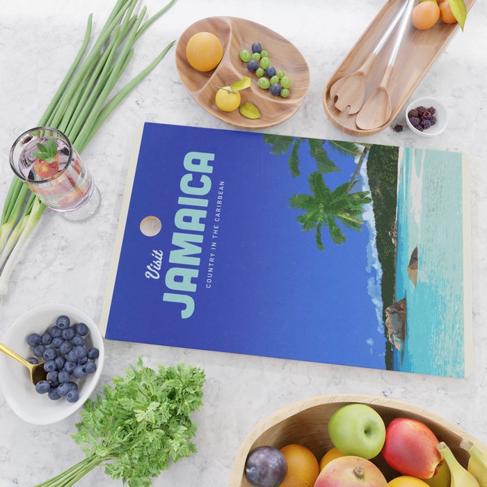 Visit Jamaica Cutting Board Gallery Image 2