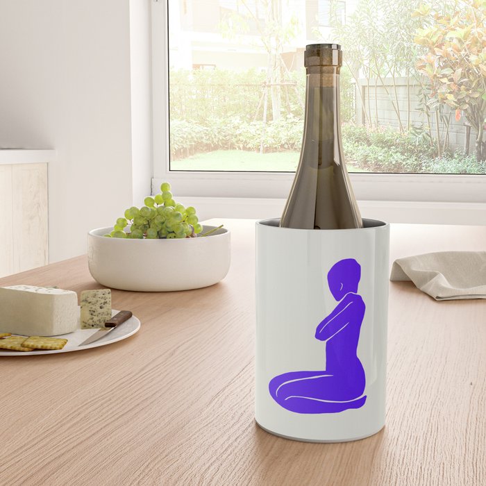Nude I: Electric Ultramarine Blue Edition Wine Chiller Gallery Image 4