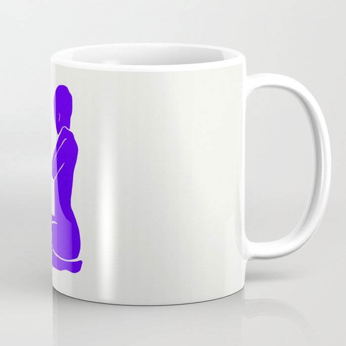 Nude I: Electric Ultramarine Blue Edition Coffee Mug Gallery Image 1