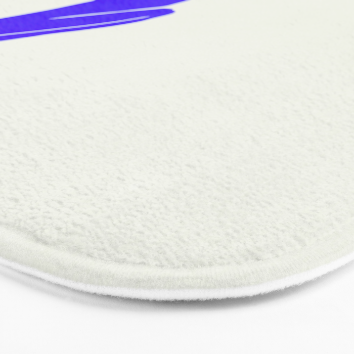 Nude I: Electric Ultramarine Blue Edition Bath Mat Gallery Image 3