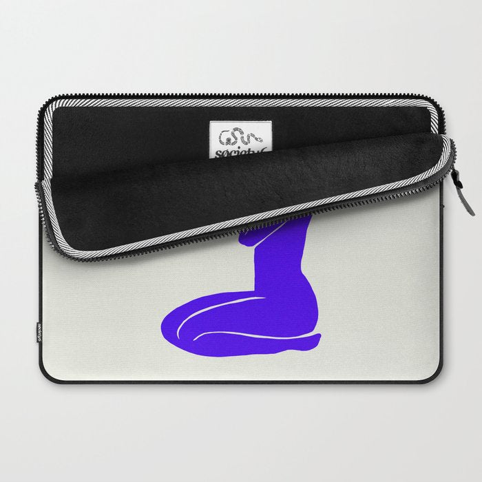 Nude I: Electric Ultramarine Blue Edition Laptop Sleeve Gallery Image 2