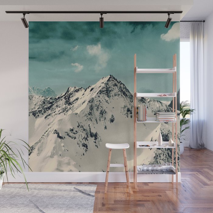 Snow Peak Wall Mural Gallery Image 1
