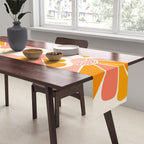 Floral Disco Party - 70s Style Wildflowers Table Runner Gallery Image 2