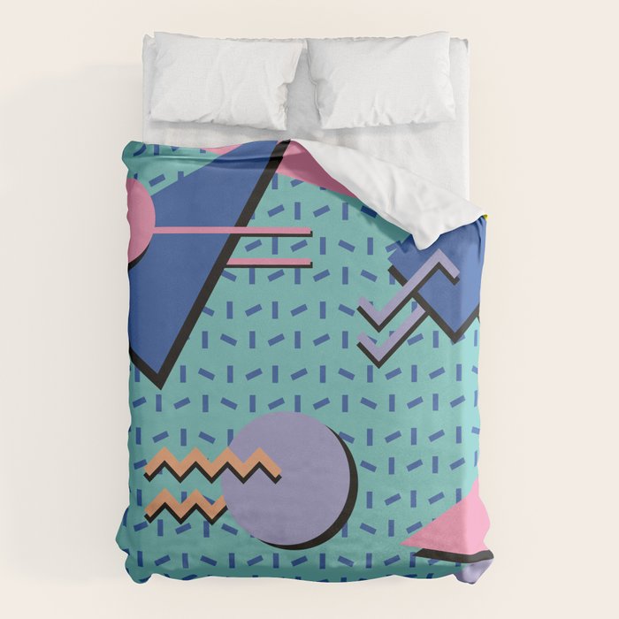 Memphis Pattern 14 - 80s Retro Duvet Cover Gallery Image 6