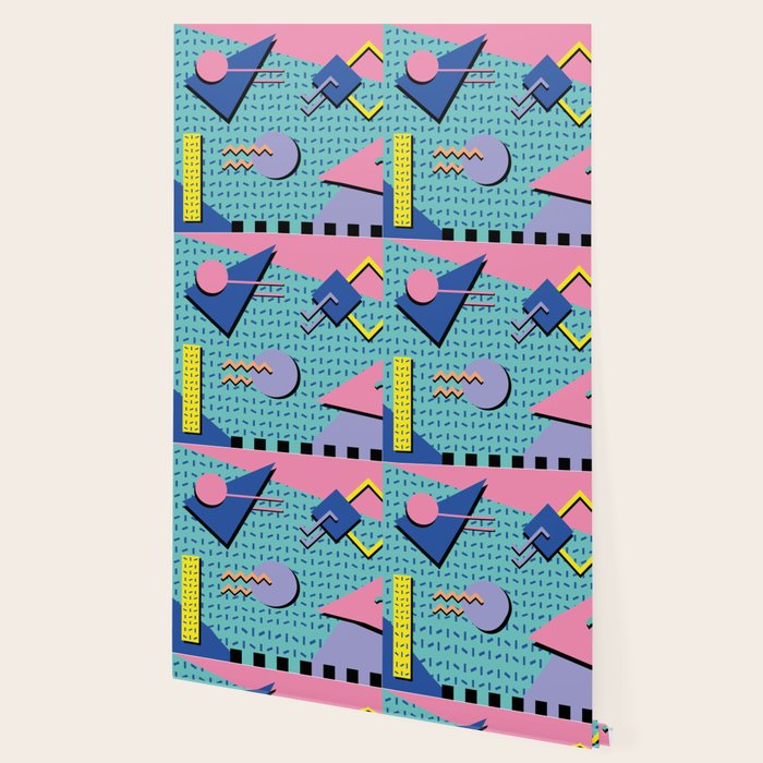 Memphis Pattern 14 - 80s Retro Wallpaper Gallery Image 2