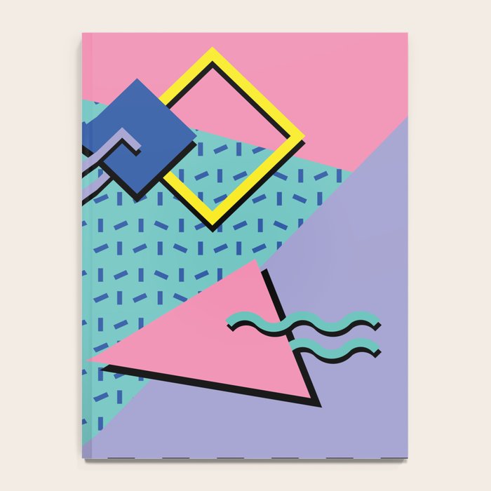 Memphis Pattern 14 - 80s Retro Notebook Gallery Image 4