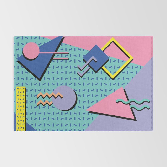 Memphis Pattern 14 - 80s Retro Rug Gallery Image 2