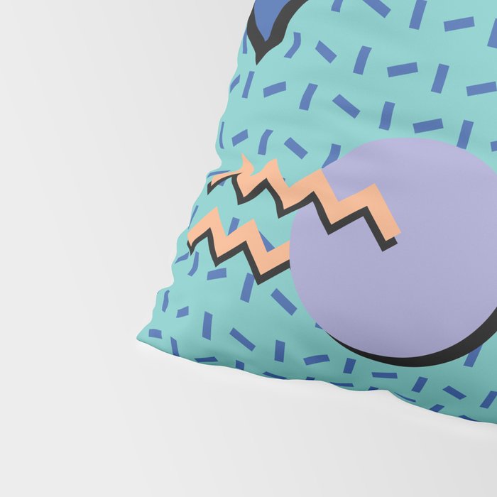 Memphis Pattern 14 - 80s Retro Pillow Sham Gallery Image 4