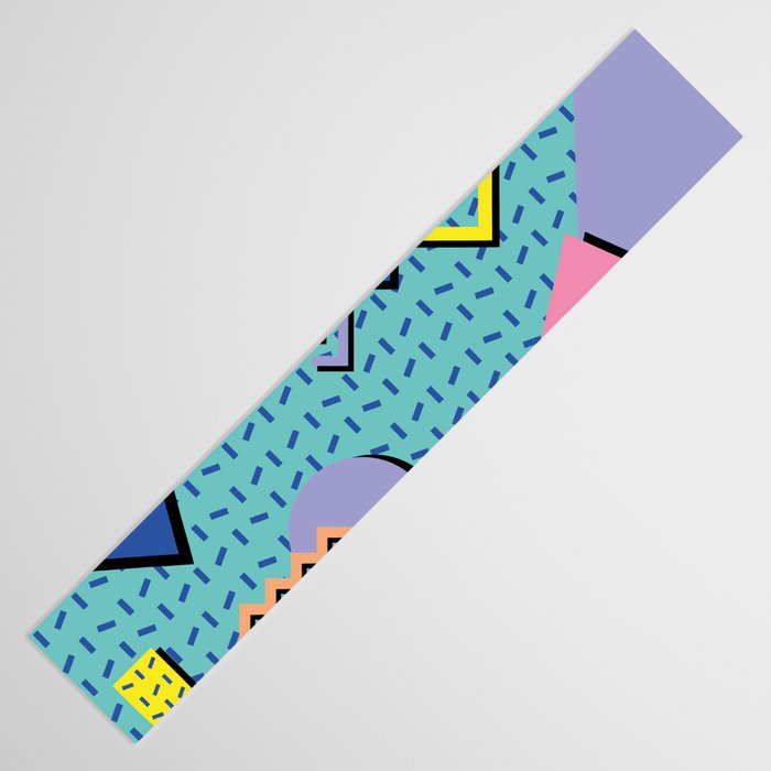 Memphis Pattern 14 - 80s Retro Table Runner Gallery Image 3