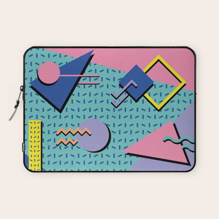 Memphis Pattern 14 - 80s Retro Laptop Sleeve Gallery Image 1