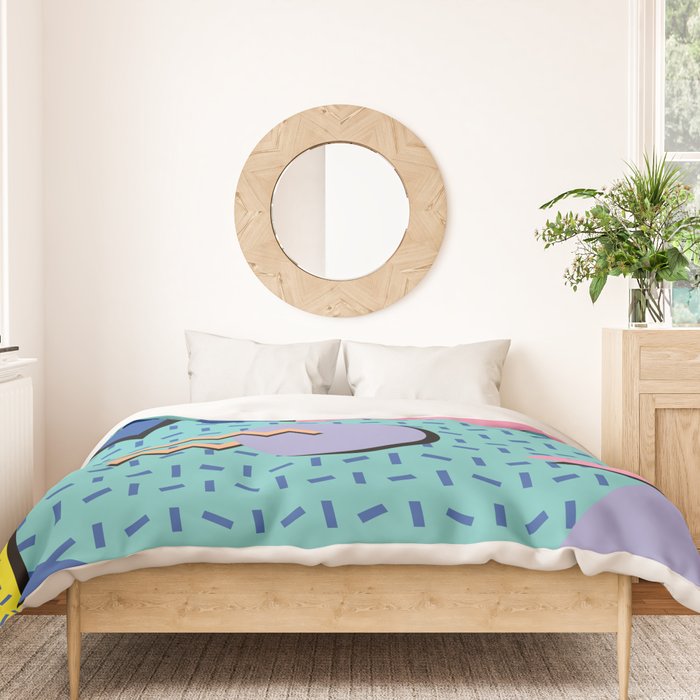 Memphis Pattern 14 - 80s Retro Duvet Cover Gallery Image 3