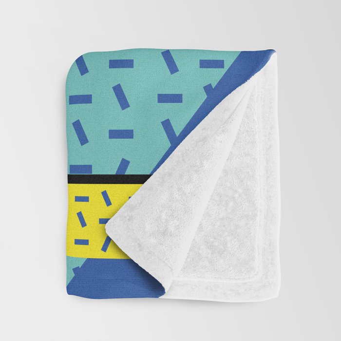 Memphis Pattern 14 - 80s Retro Throw Blanket Gallery Image 3