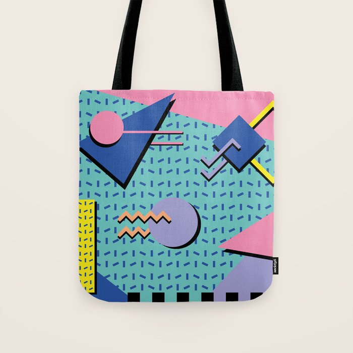 Memphis Pattern 14 - 80s Retro Tote Bag Gallery Image 1