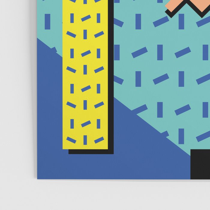 Memphis Pattern 14 - 80s Retro Poster Gallery Image 3