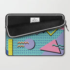 Memphis Pattern 14 - 80s Retro Laptop Sleeve Gallery Image 2