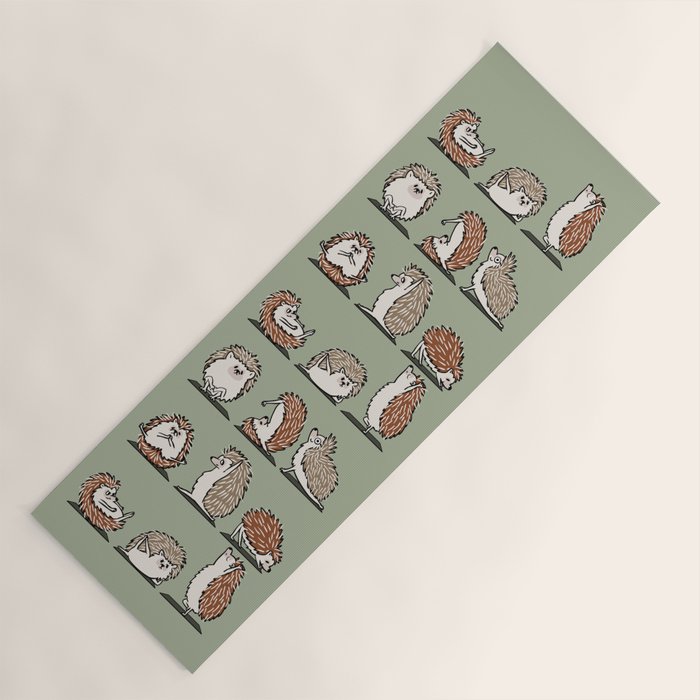 Hedgehog Yoga Yoga Mat Gallery Image 1