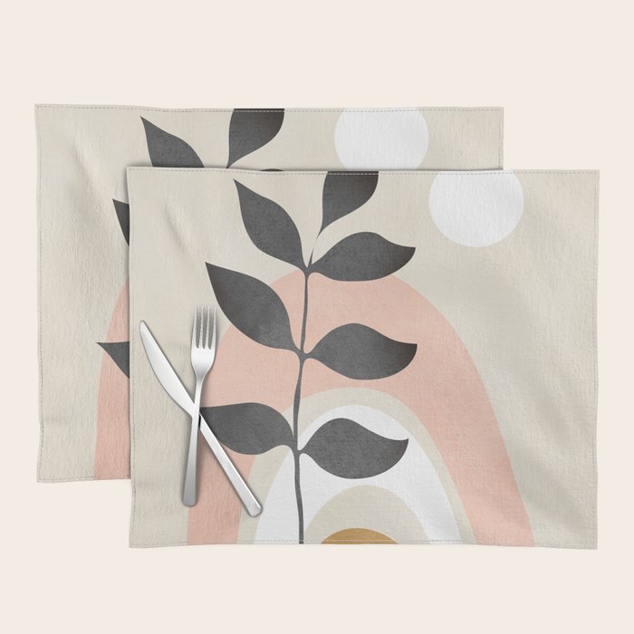 Minimal Abstract Shapes 16 Placemat Gallery Image 1