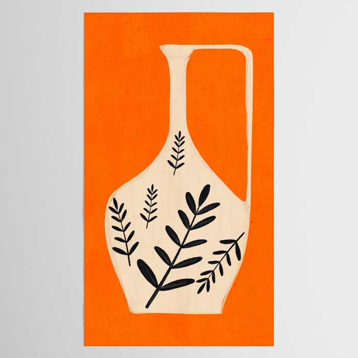 Minimal Abstract Art Vase 24 Tablecloth Gallery Image 2