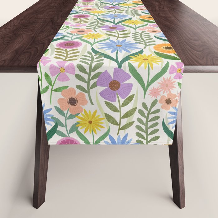 Wildflower Garden - Light Table Runner Gallery Image 1