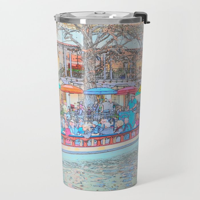 Ride Down The River - San Antonio, Texas Travel Mug Gallery Image 2