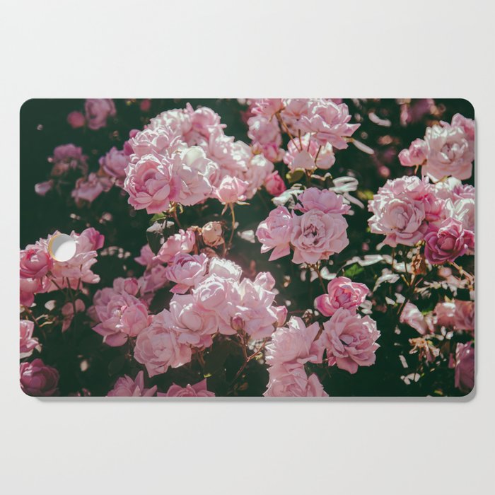 Light Pink Roses Cutting Board Gallery Image 1