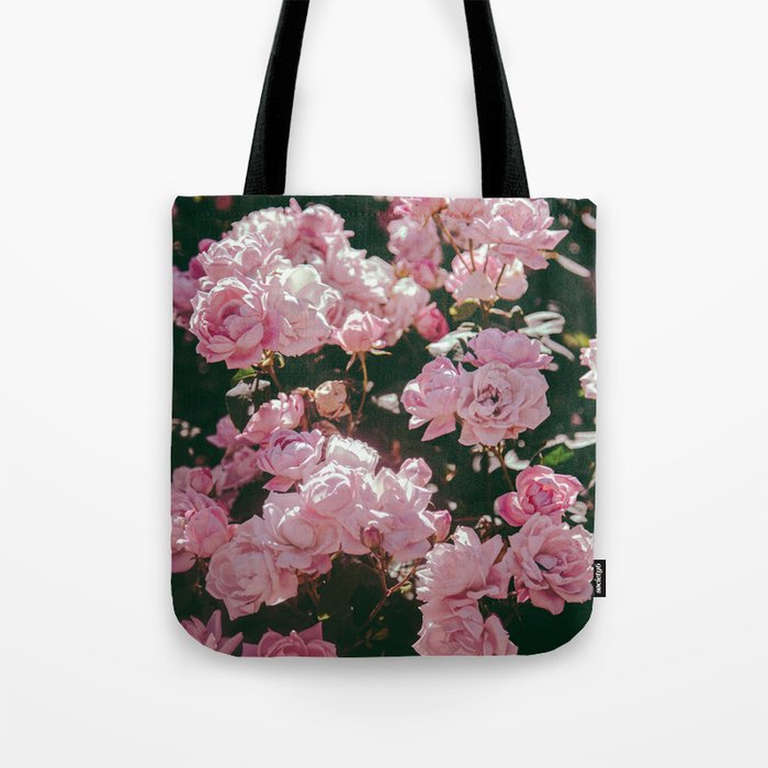 Light Pink Roses Tote Bag Gallery Image 1