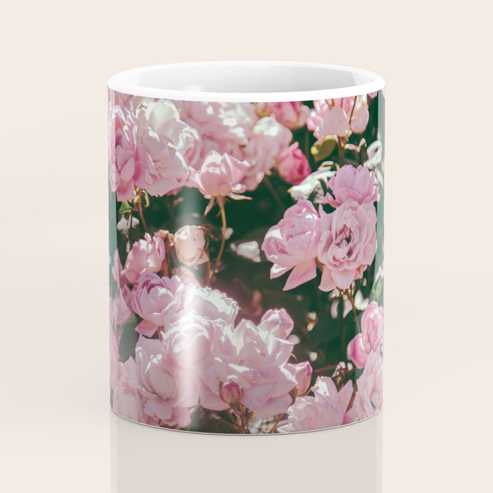 Light Pink Roses Coffee Mug Gallery Image 4