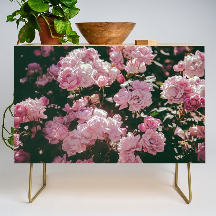 Light Pink Roses Credenza Gallery Image 1