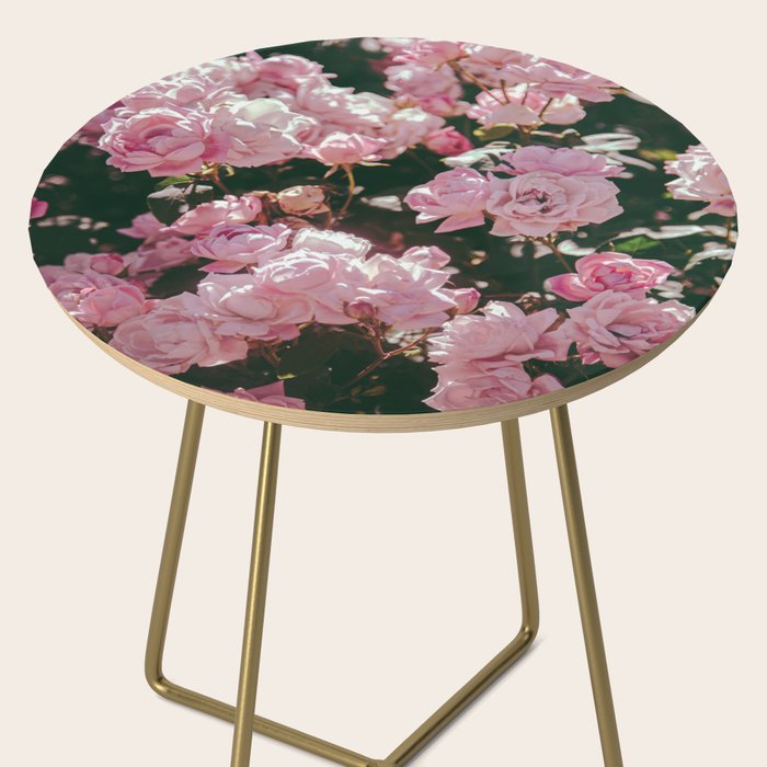Light Pink Roses Side Table Gallery Image 2