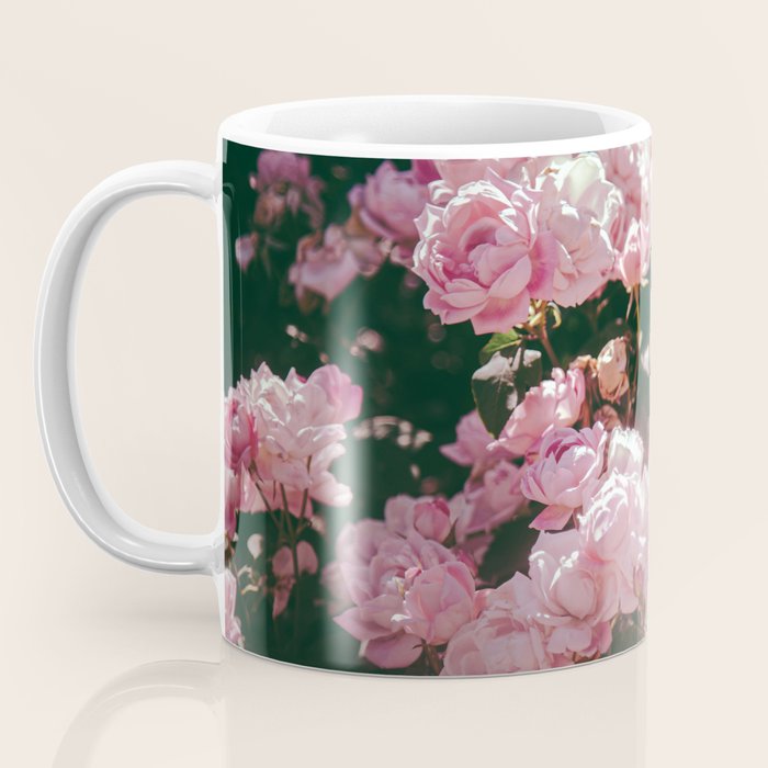 Light Pink Roses Coffee Mug Gallery Image 3