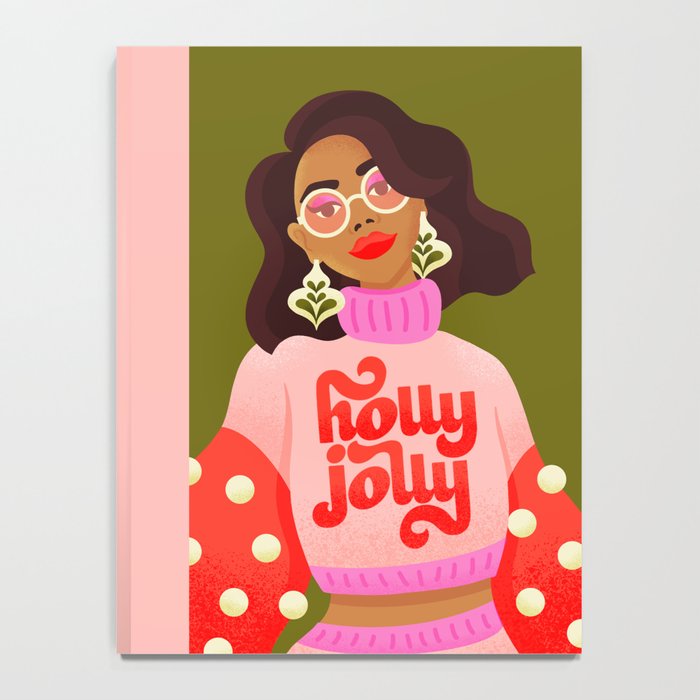 Holly Jolly Holiday Sweater Notebook Gallery Image 4