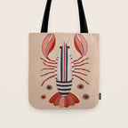Lobster Tote Bag Gallery Image 1