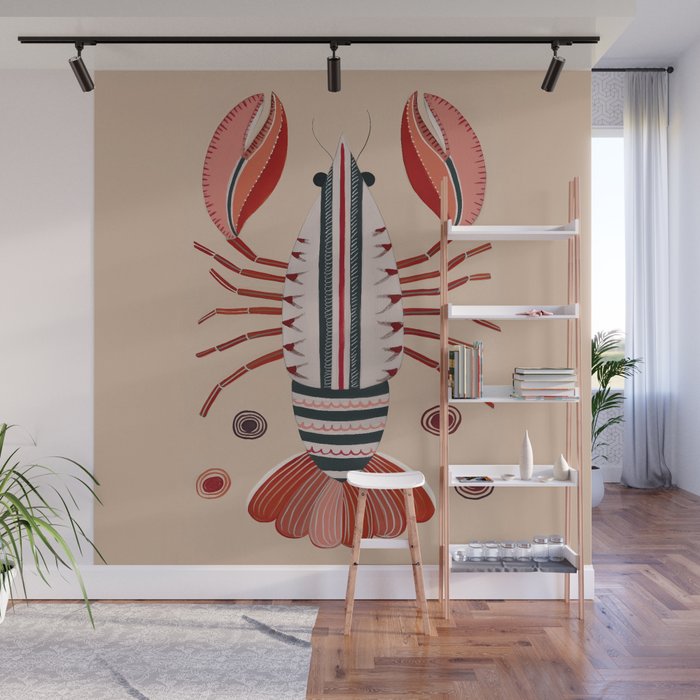 Lobster Wall Mural Gallery Image 1