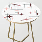 Mid Century Modern Stars (Pink) Side Table Gallery Image 2