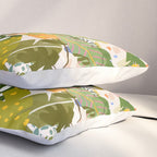 Bathing with Plants Pillow Sham Gallery Image 3