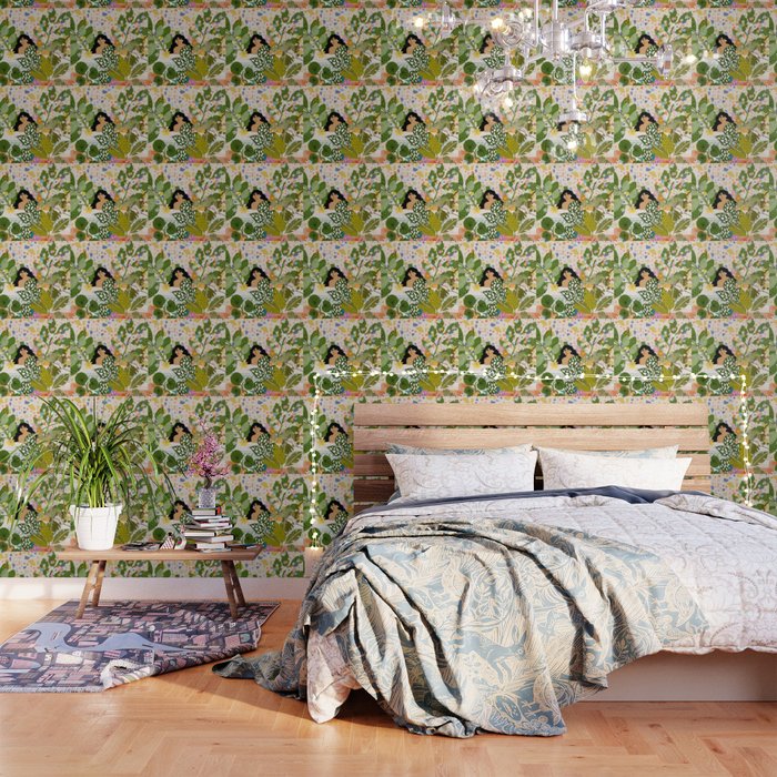 Bathing with Plants Wallpaper Gallery Image 3