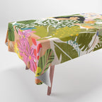 Bathing with Plants Tablecloth Gallery Image 1