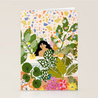 Bathing with Plants Stationery Card Gallery Image 2