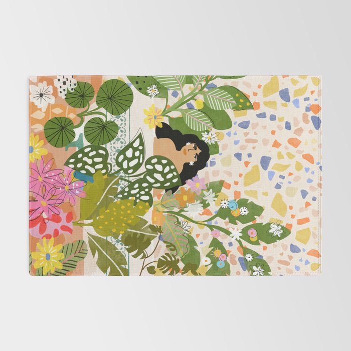 Bathing with Plants Rug Gallery Image 2