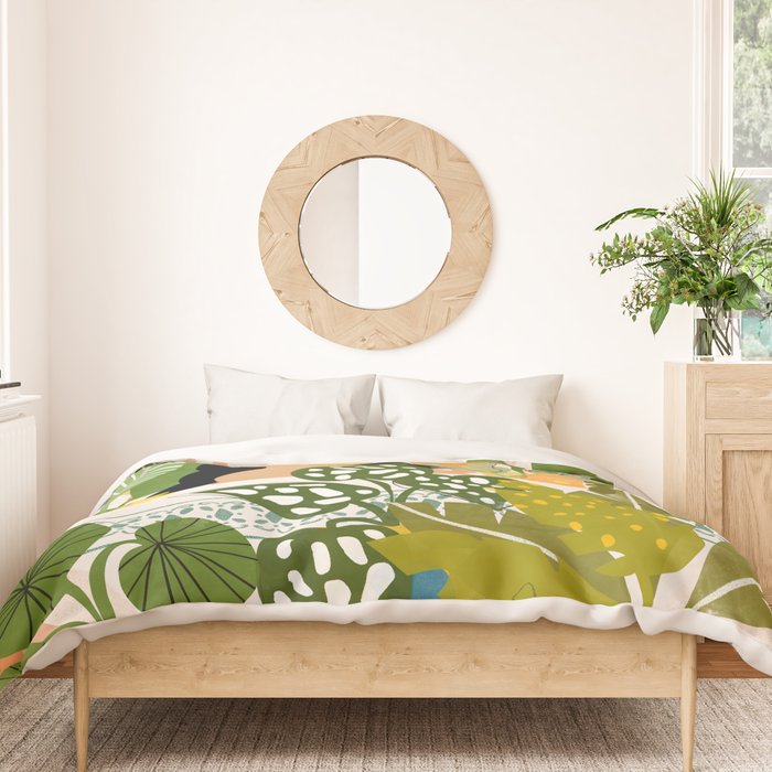 Bathing with Plants Duvet Cover Gallery Image 3