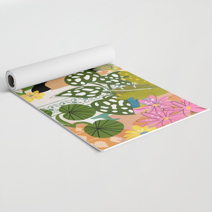 Bathing with Plants Yoga Mat Gallery Image 2