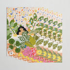 Bathing with Plants Wrapping Paper Gallery Image 3