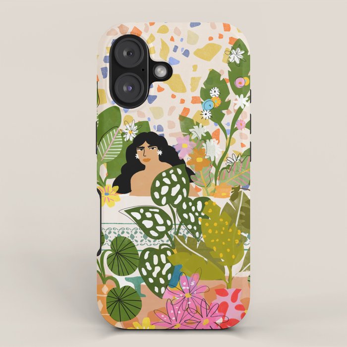 Bathing with Plants iPhone Case Gallery Image 1