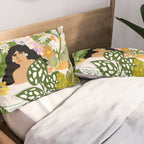 Bathing with Plants Pillow Sham Gallery Image 2