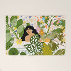 Bathing with Plants Welcome Mat Gallery Image 1