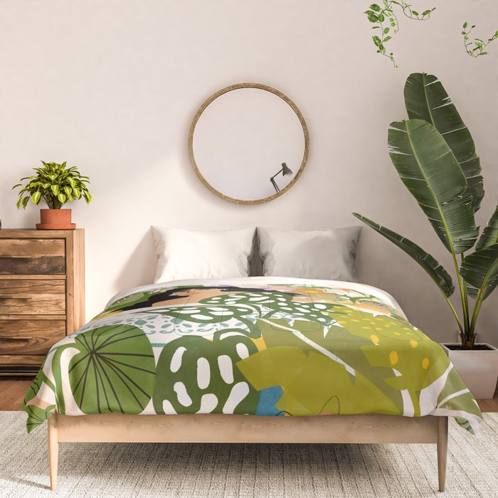 Bathing with Plants Comforter Gallery Image 3